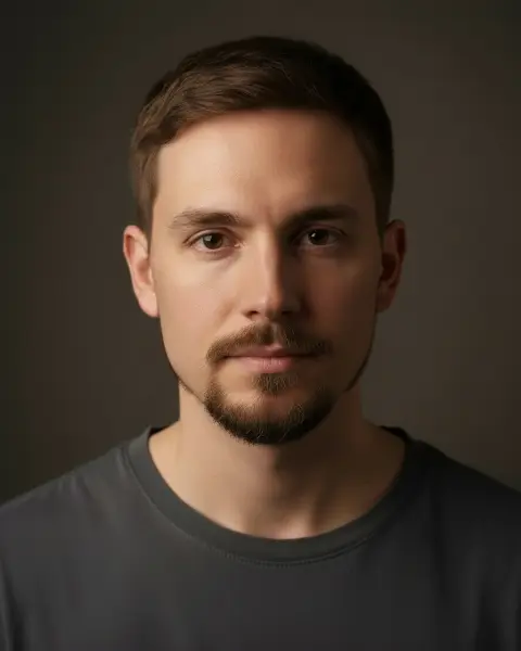 Anchor beard on a male model