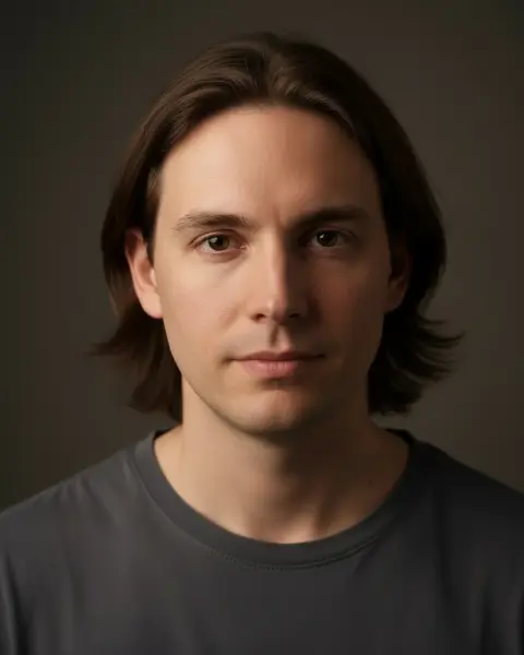 Medium flow on a male model