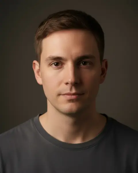 Low taper fade on a male model